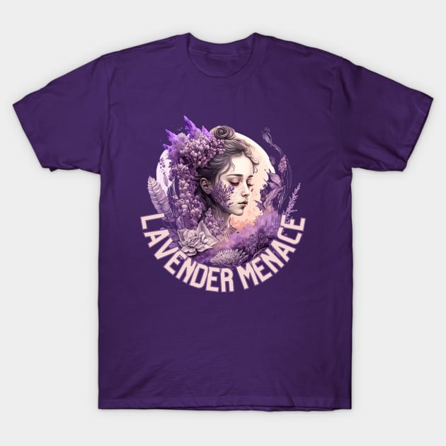 Lavender Menace T-Shirt by Micapox